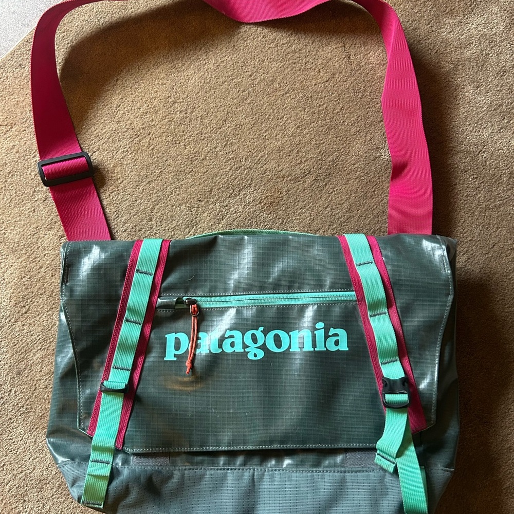 Patagonia Teal and Gray Backpack